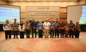 Wabup Sepakati Hibah Infrastruktur Pasca Panen Modern