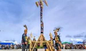 Ritual Dayak Punan Mekan Taun Tano Negeri Sang Pengendali Air Pesona Budaya IRAU Malinau