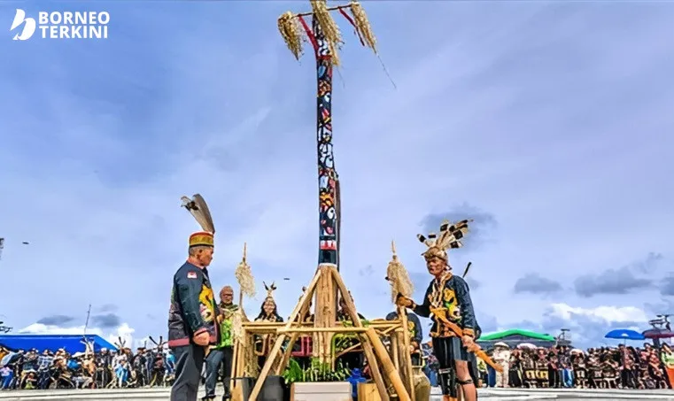 Ritual Dayak Punan Mekan Taun Tano Negeri Sang Pengendali Air Pesona Budaya IRAU Malinau