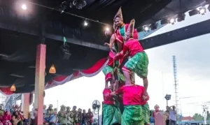 Tari Gandrang Bulo dan Siri’ Na Pacce Warnai Pesona Budaya IRAU Malinau