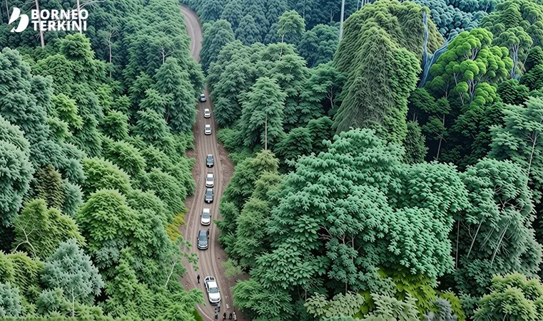 Kondisi Jln Sotek Bongan Sepanjang 105 KM Sebagian Masih Agregat dan Tanah