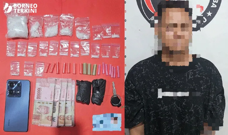 Pria 38 Tahun Diciduk Edarkan Sabu 73,30 Gram