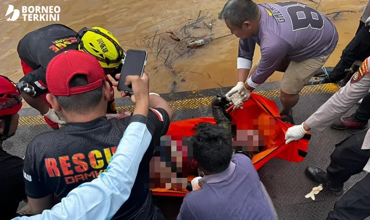 Temuan Mayat Pria di Sungai Berau, Diduga Karena Tenggelam