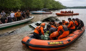 Perahu Ketinting Terbalik, Satu Meninggal Dunia