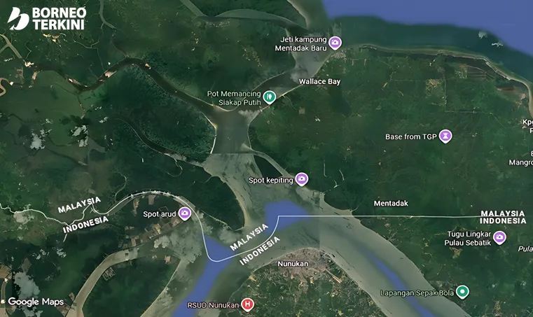 Bergeser Garis Perbatasan Indonesia - Malaysia, Tiga Desa Di Nunukan Diambil Malaysia