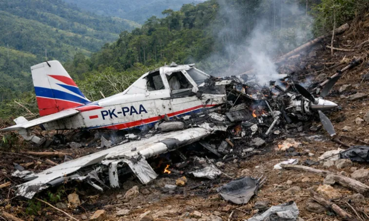 Pesawat Kargo Bbm Pelita Air Jatuh Di Nunukan, Telan Korban Jiwa