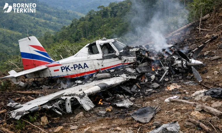Pesawat Kargo Bbm Pelita Air Jatuh Di Nunukan, Telan Korban Jiwa
