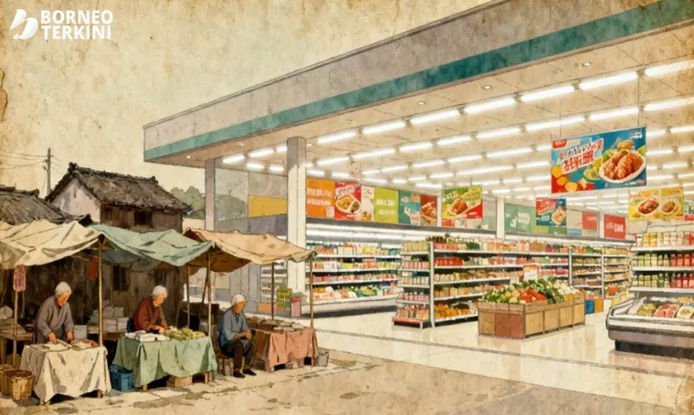 Ritel Modern Menjamur, Keberadaan Pasar Tradisional Kian Terkikis