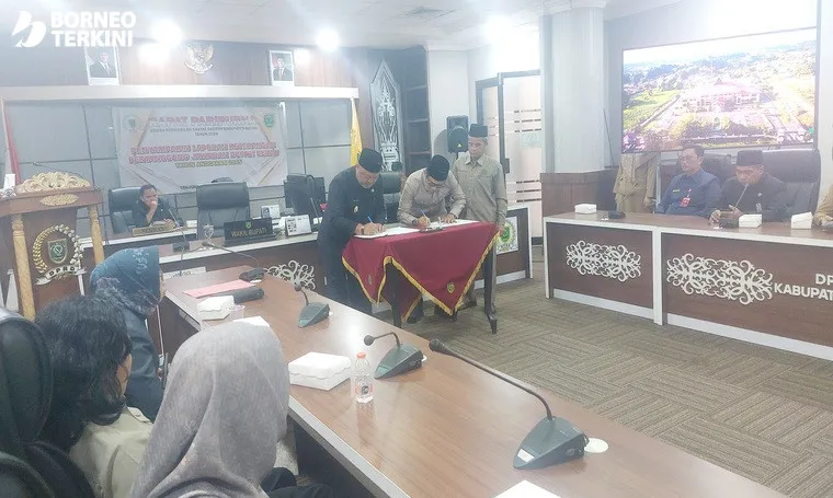 Wabup Gamalis Sampaikan LKPj 2025 di Paripurna DPRD Berau