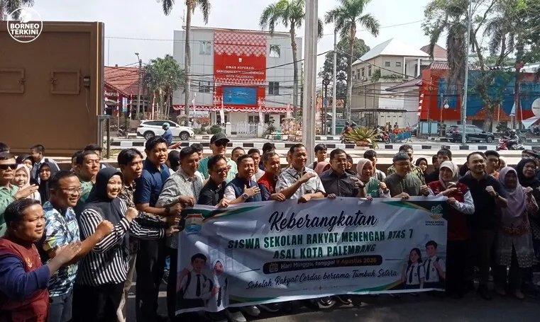 60 Siswa Palembang Diberangkatkan ke OKI untuk MPLS Sekolah Rakyat