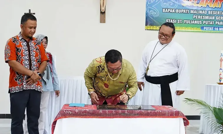 Resmikan Gereja, Asisten II: Simbol Kebersamaan Umat