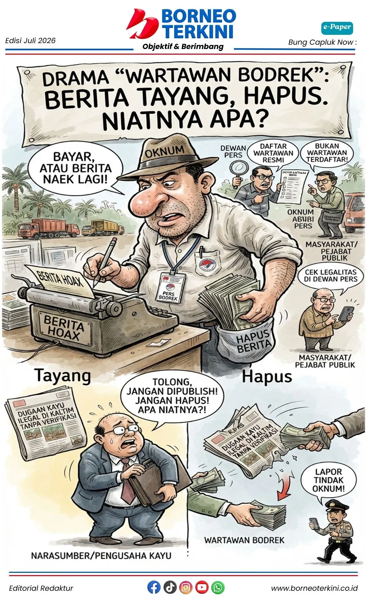 Bung Capluk Now: Drama "Wartawan Bodrek" Berita Tayang, Hapus, Niatnya Apa?
