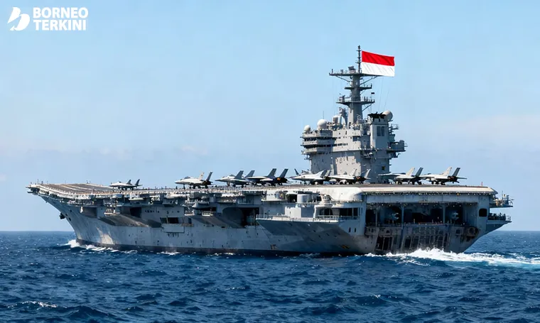 Kapal Induk Pertama RI Giuseppe Garibaldi Hibah dari Italia