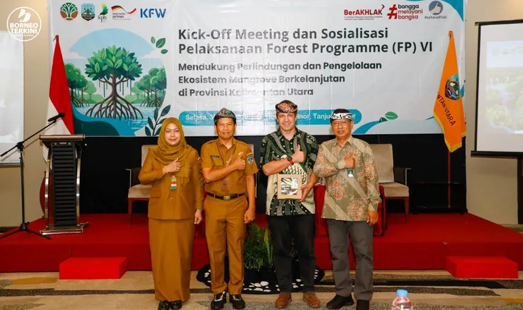 Lestarikan Mangrove, Pemprov Kaltara Kick-Off Forest Programme VI