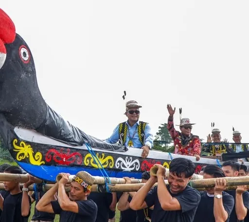 Buka Festival Dayak Kenyah Temengang Iwan, Gubernur Kaltara Pesankan Hal Ini kepada Generasi Muda
