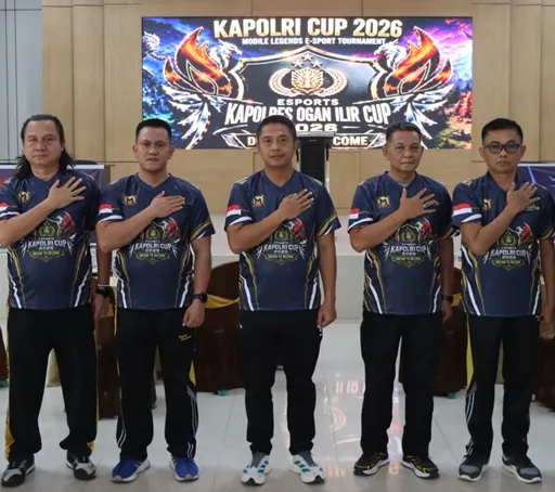 Polres Ogan Ilir Gelar Turnamen E-Sport Mobile Legends Sambut Hari Bhayangkara ke-80