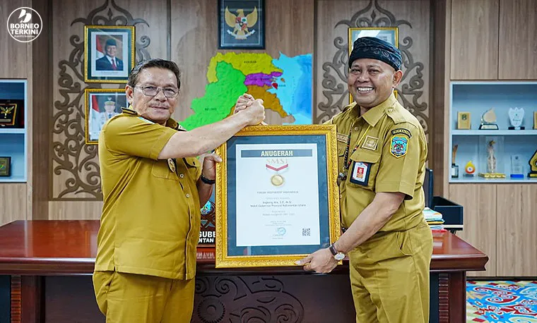 Wagub Kaltara Raih Anugerah dari Pengurus Pusat SMSI