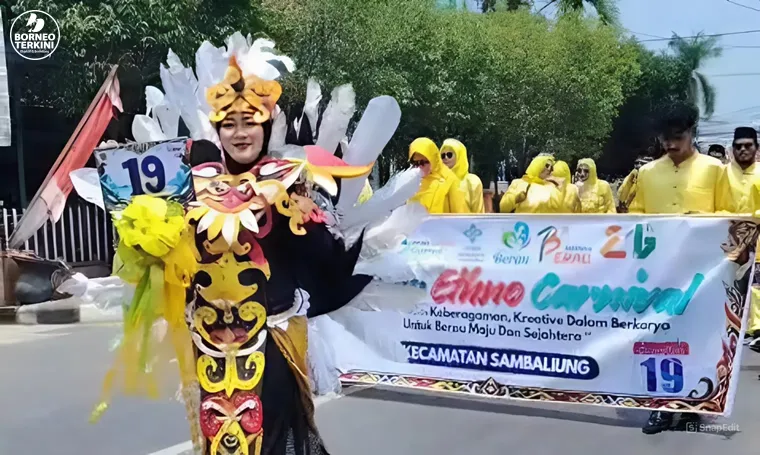 Pikat Ribuan Penonton, Berau Ethno Carnival 2026 Sajikan Parade Kreativitas Lintas Budaya