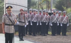 Polres Ogan Ilir Ziarah ke Makam Pahlawan Sambut Hari Bhayangkara ke-80