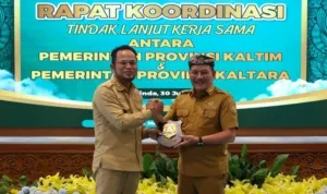 Wagub Kaltara Temui Pemprov Kaltim di Samarinda, Bahas Akses Jalan Trans-Provinsi