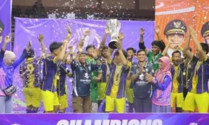 Tutup Turnamen Futsal Pelajar, Gubernur Motivasi Atlet Muda Raih Prestasi Lebih Tinggi
