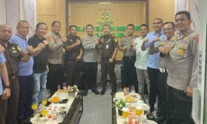 Perkuat Sinergitas, Polres Ogan Ilir Jalin Silaturahmi dengan Kodim 0402/OKI