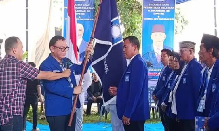 PAN Panaskan Mesin Politik Menuju Pemilu 2029, Lantik Ratusan Relawan hingga Tingkat TPS