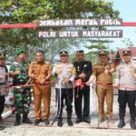 Jembatan Merah Putih Diresmikan Kapolres Berau, Ridho: Meski Sederhana Manfaatnya Signifikan untuk Masyarakat